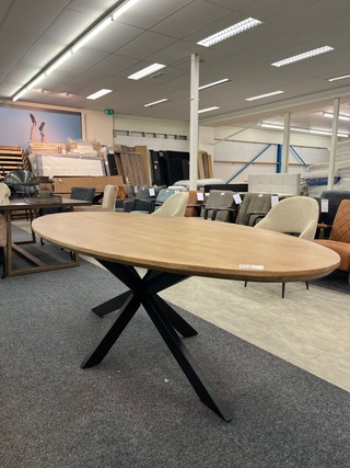 Eetkamertafel Mango New York 110cm, bruin